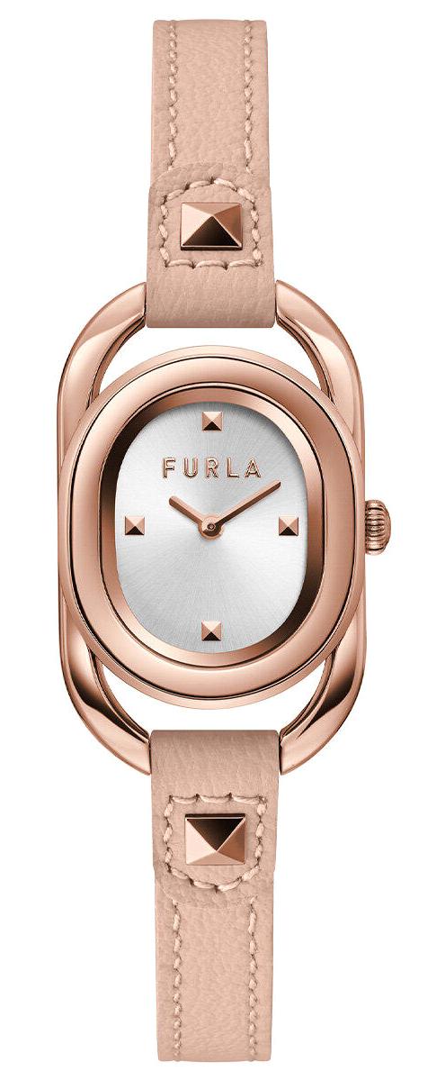 Furla FRWW00008003L3 32 mm Pembe Deri Kordon Analog Kadın Kol Saati