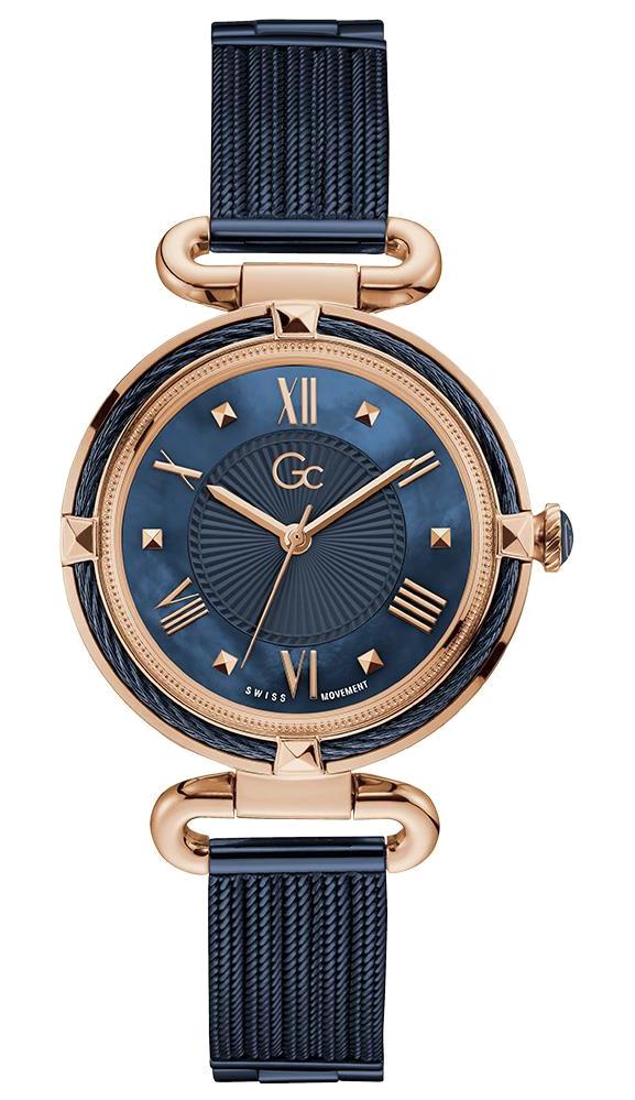 Guess GCY58008L7MF 36 mm Lacivert-Rose Gold Çelik Kordon Analog Kadın Kol Saati