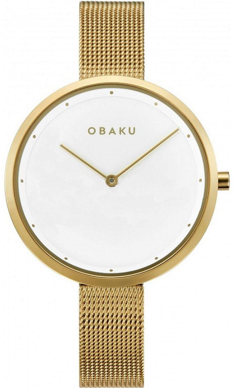 Obaku Denmark V227LXGIMG1 34 mm Altın Çelik Kordon Analog Kadın Kol Saati