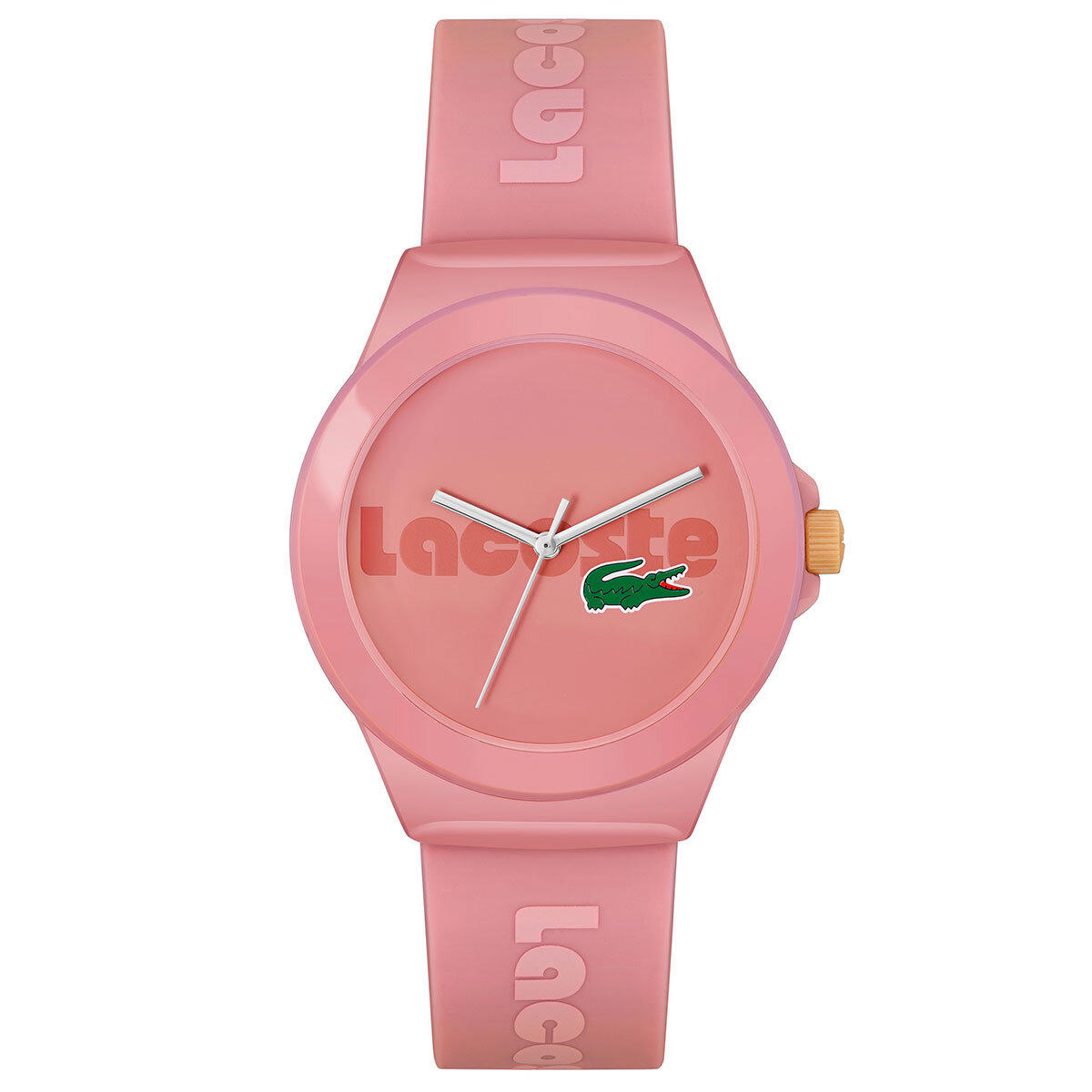 Lacoste LAC2020154 38 mm Pembe Silikon Kordon Analog Kadın Kol Saati