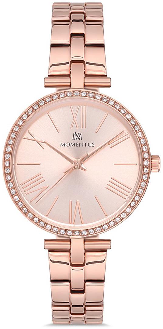 Momentus SW258R-12SR 34 mm Rose Gold Çelik Kordon Analog Kadın Kol Saati