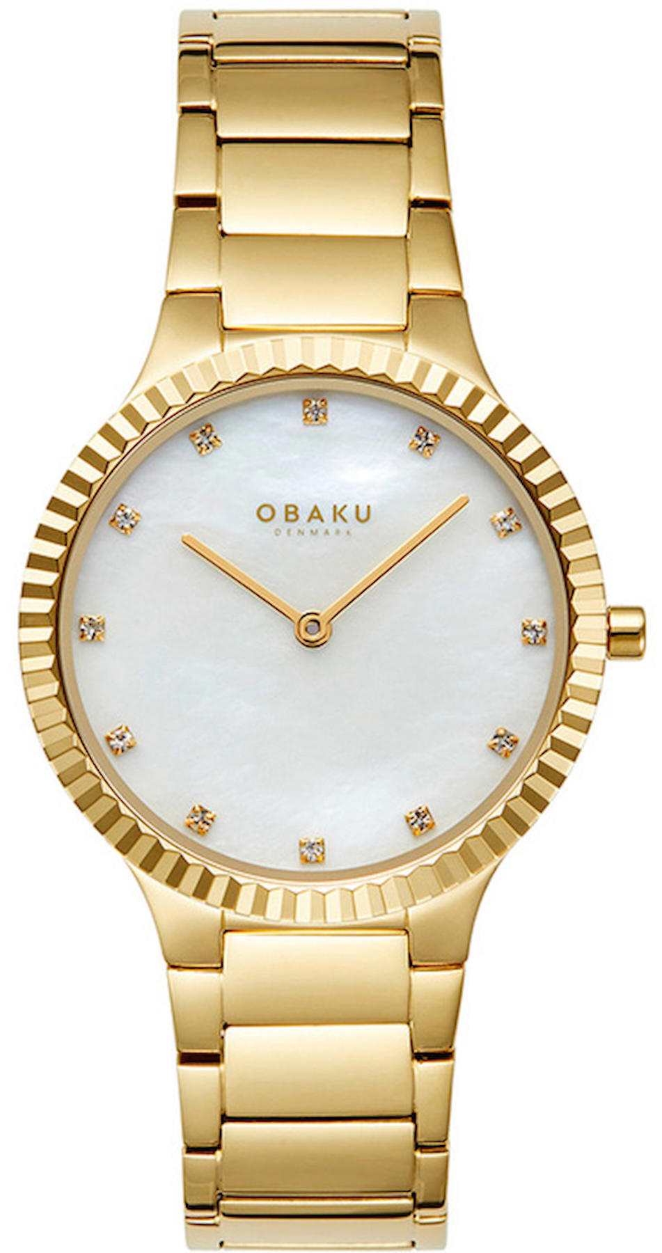 Obaku Denmark V292LXGWSG 31 mm Altın Çelik Kordon Analog Kadın Kol Saati