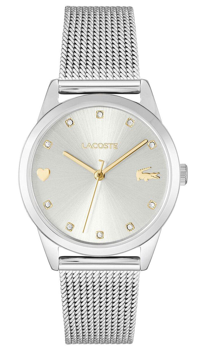 Lacoste LAC2001307 30 mm Gri Çelik Kordon Analog Kadın Kol Saati