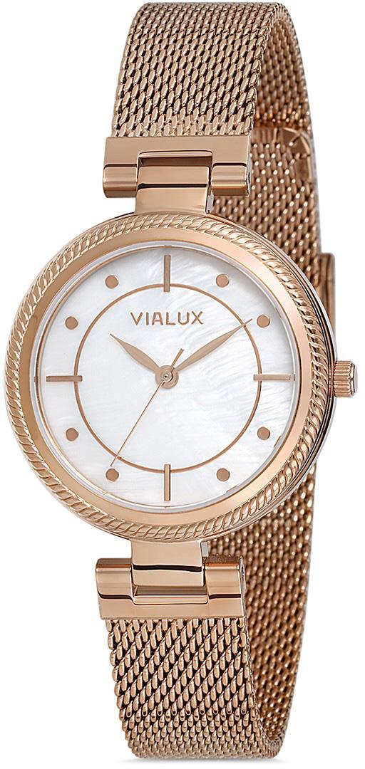 Vialux LJ473R-09SR 30 mm Rose Gold Çelik Kordon Analog Kadın Kol Saati