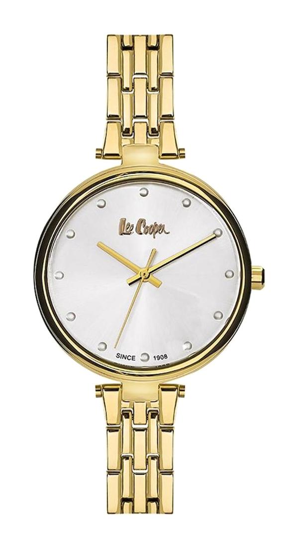 Lee Cooper LC06329.130 40 mm Altın Metal Kordon Analog Kadın Kol Saati