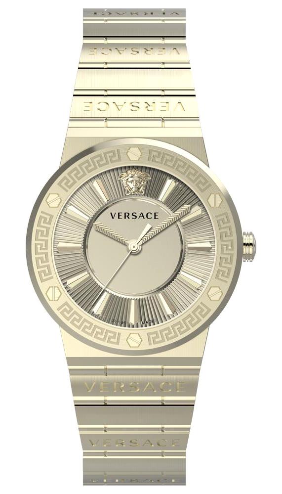 Versace VRSCVEVH01320 38 mm Altın Çelik Kordon Analog Kadın Kol Saati