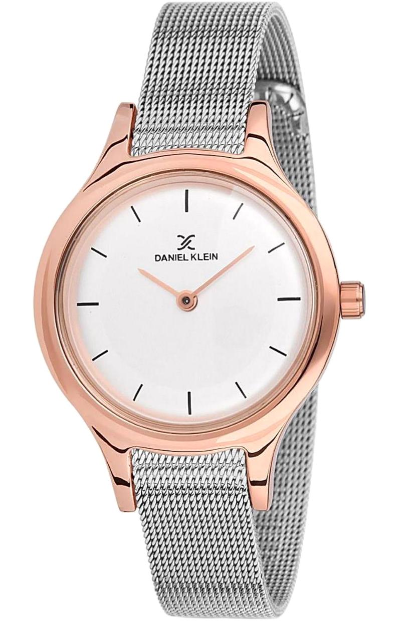 Daniel Klein DK011921E-04 34 mm Gri Hasır Kordon Analog Kadın Kol Saati