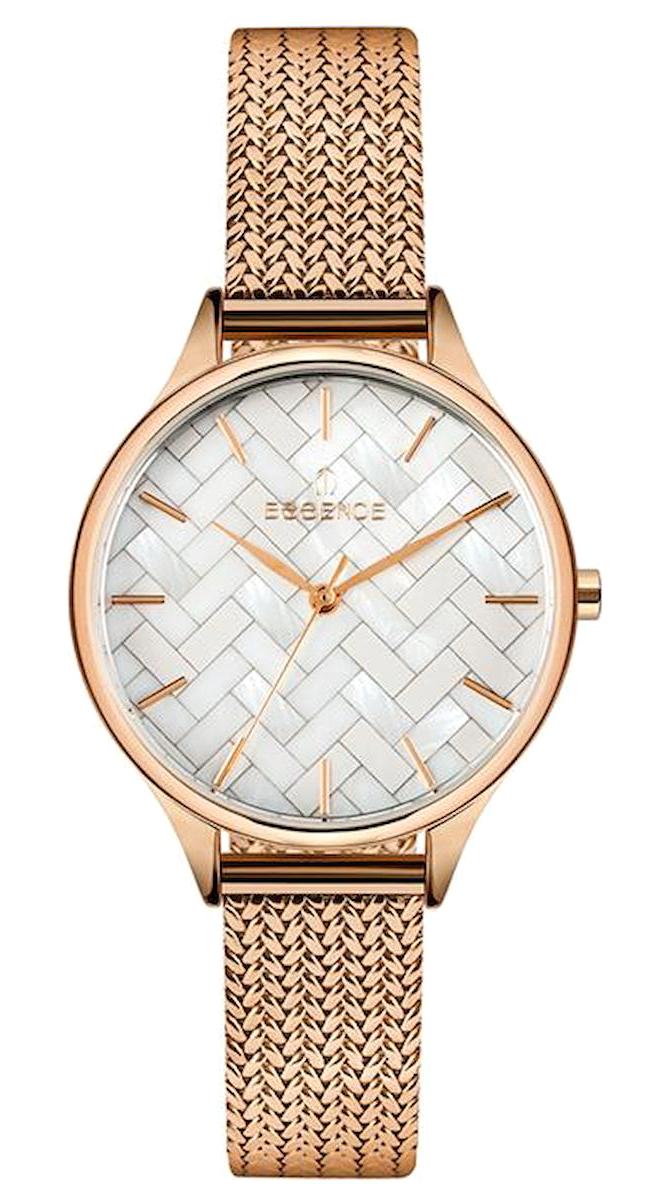 Essence ES6535FE.420 34 mm Rose Gold Hasır Kordon Analog Kadın Kol Saati