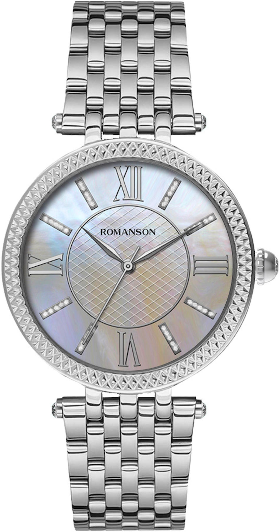 Romanson RM8A39LLWWMS2W 34 mm Gri Çelik Kordon Analog Kadın Kol Saati