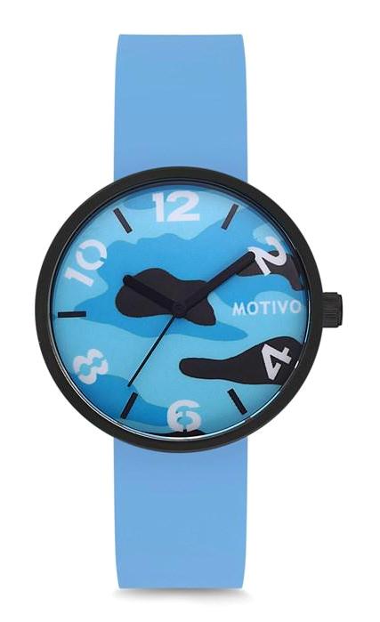 Motivo MT0213 39 mm Mavi Silikon Kordon Analog Kadın Kol Saati