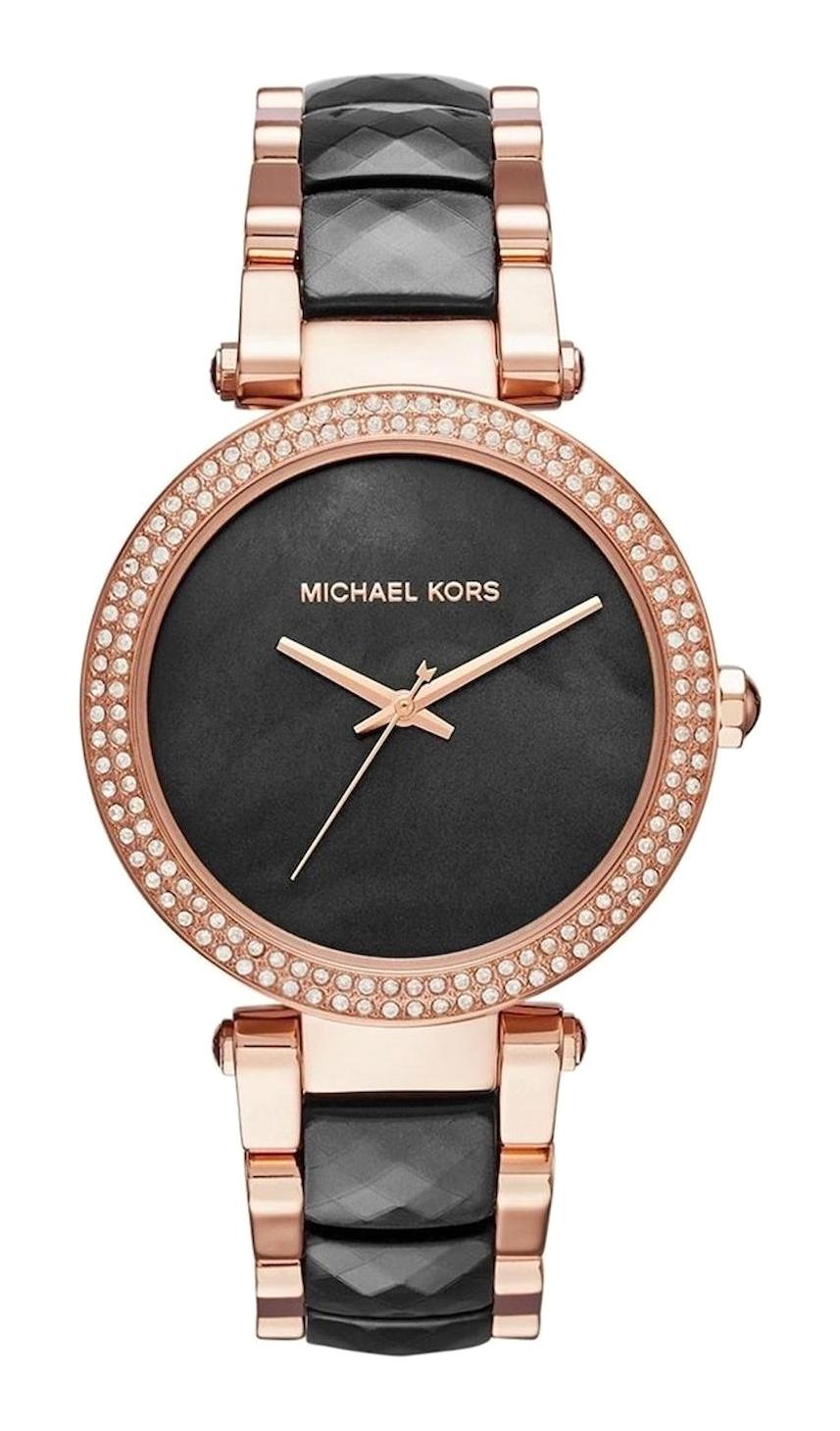 Michael Kors MK6414 38 mm Rose Gold - Siyah Çelik Kordon Analog Kadın Kol Saati