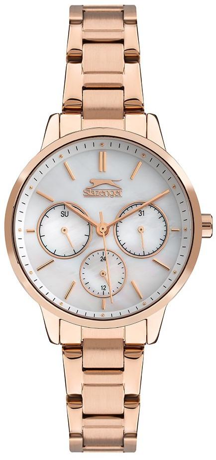 Slazenger SL.09.2005.4.02 Takvimli 36 mm Rose Gold Çelik Kordon Analog Kadın Kol Saati