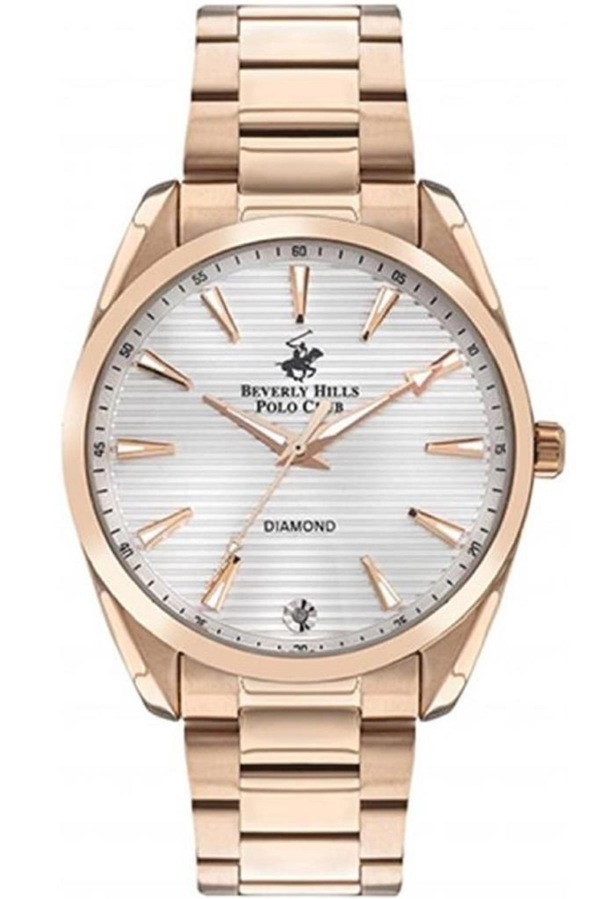 Beverly Hills Polo Club BP3338X.430 35 mm Rose Gold Çelik Kordon Analog Kadın Kol Saati