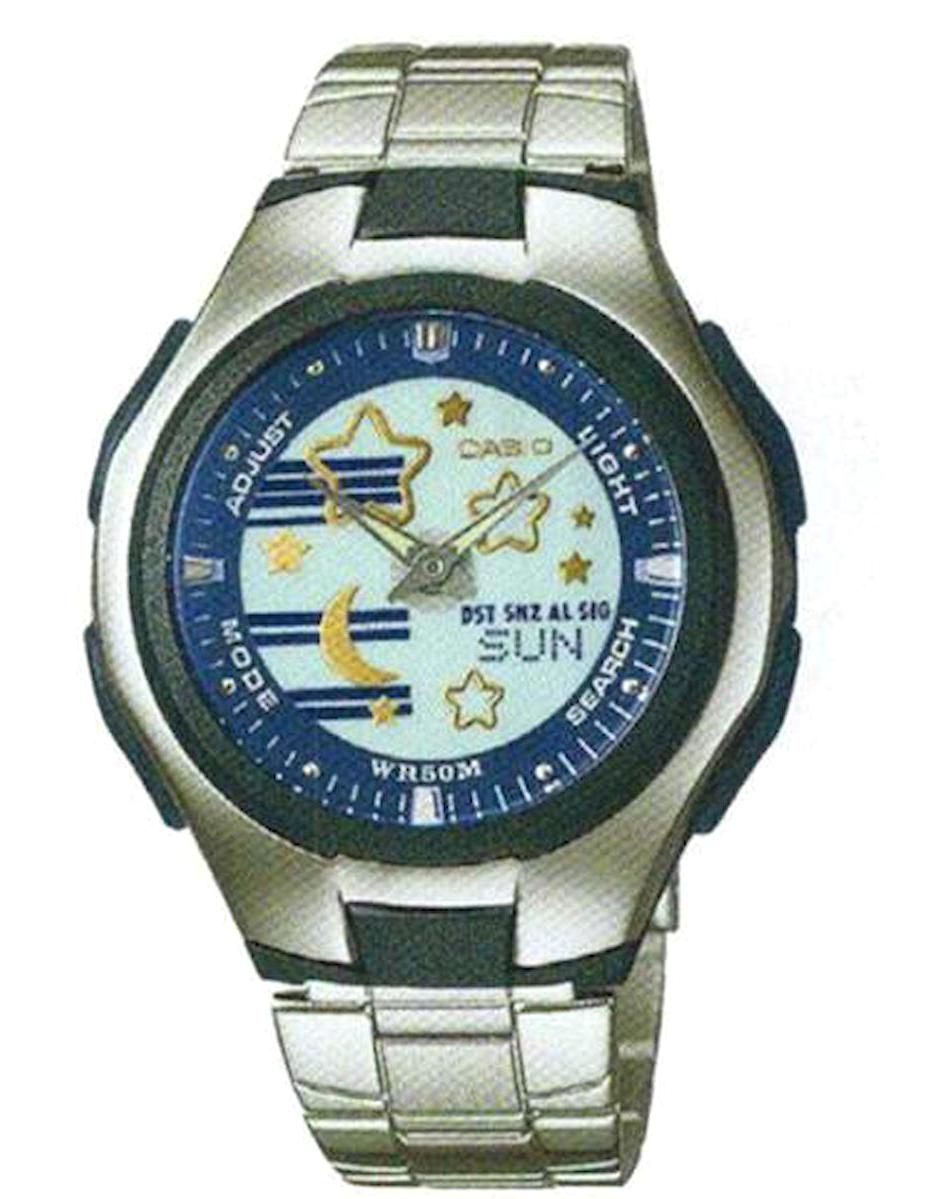 Casio LCF-10D-2AVDR Takvimli 48.5 mm Gri Çelik Kordon Analog Kadın Kol Saati