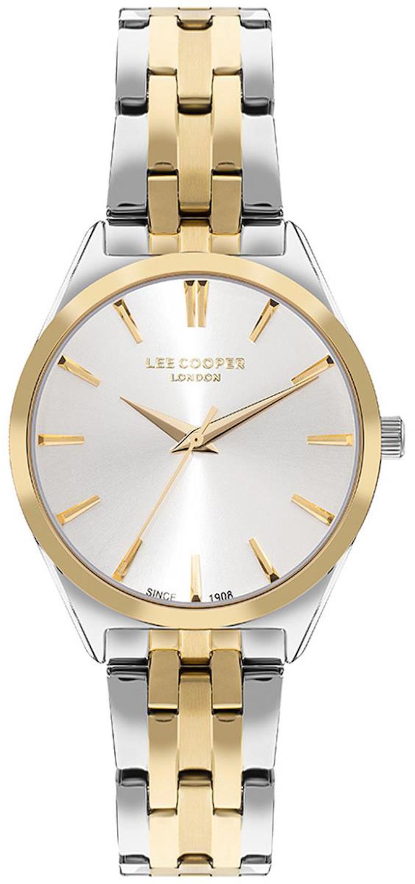 Lee Cooper LC07833.230 40 mm Altın Metal Kordon Analog Kadın Kol Saati