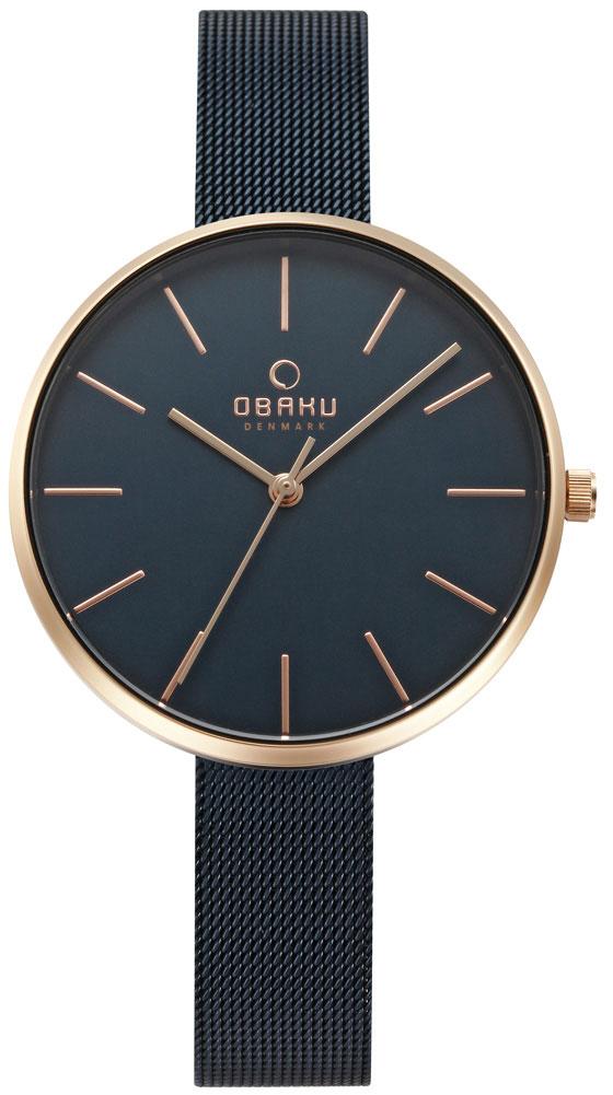 Obaku Denmark V211LXVLML 36 mm Lacivert Çelik Kordon Analog Kadın Kol Saati