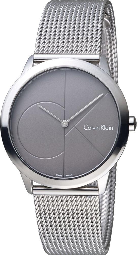 Calvin Klein K3M22123 36 mm Gri Çelik Kordon Analog Kadın Kol Saati