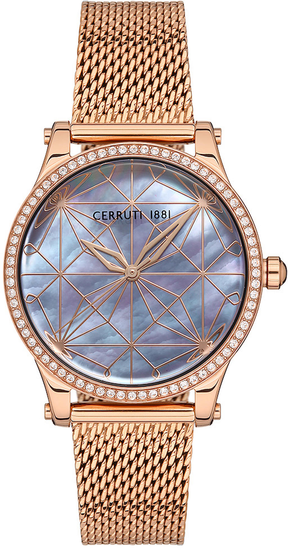 Cerruti 1881 CIWLG2230003 34 mm Rose Gold Çelik Kordon Analog Kadın Kol Saati