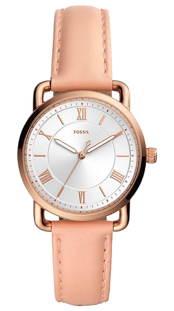 Fossil FES4823 34 mm Pembe Deri Kordon Analog Kadın Kol Saati