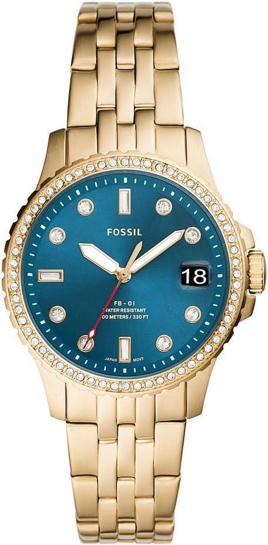 Fossil ES4983 36 mm Altın Çelik Kordon Analog Kadın Kol Saati