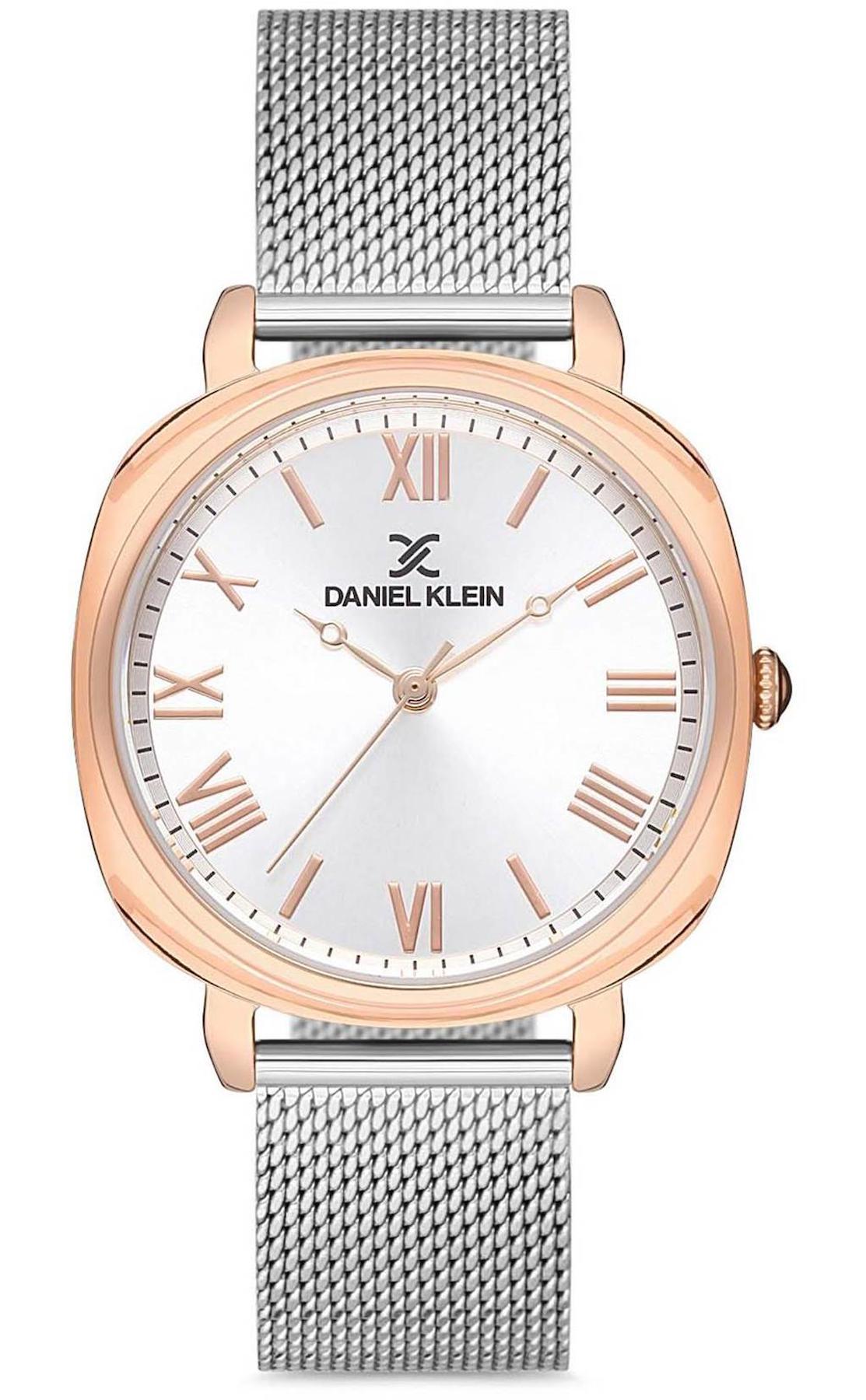 Daniel Klein DK013426D-02 35 mm Gri Hasır Kordon Analog Kadın Kol Saati