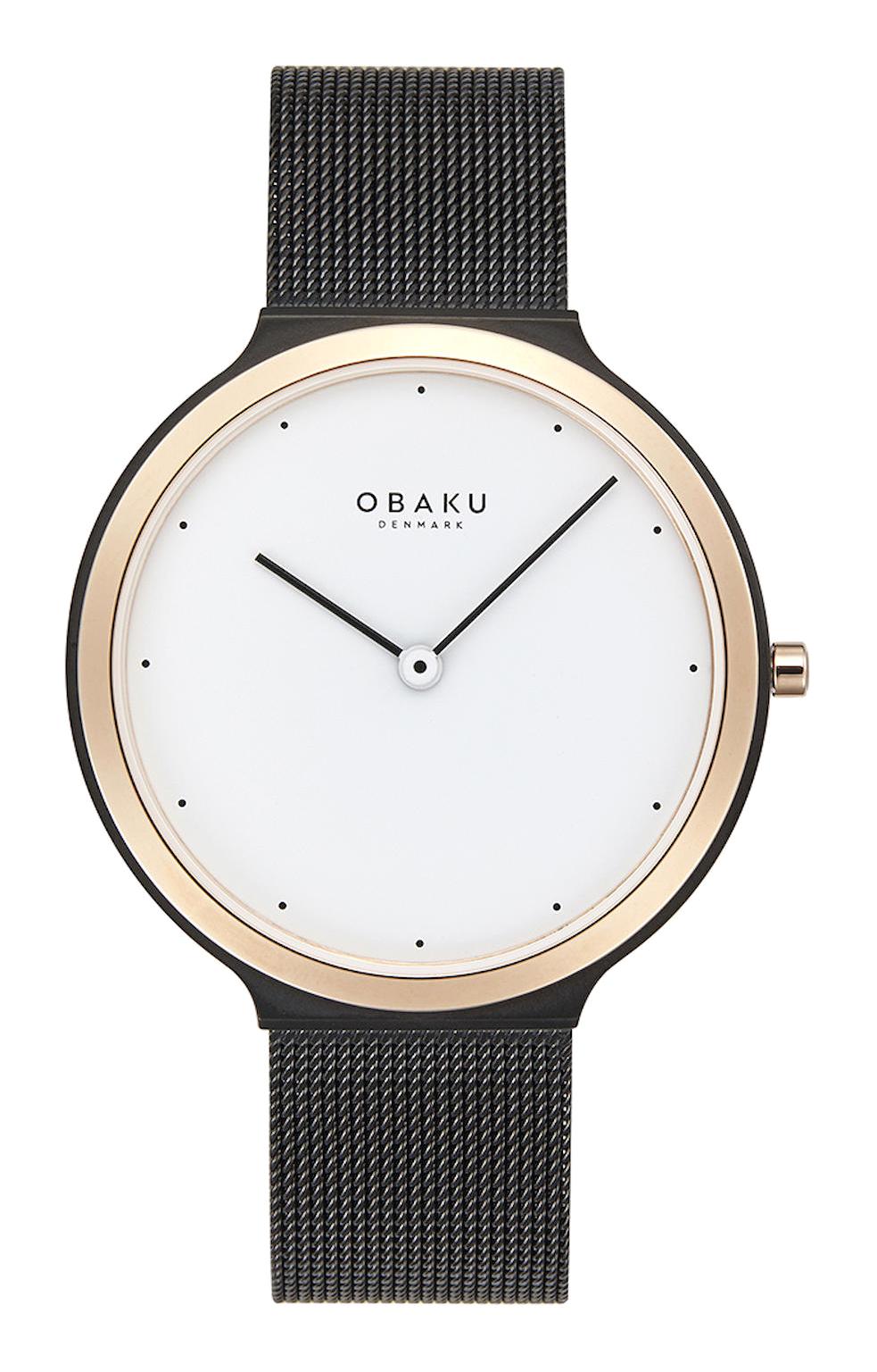 Obaku Denmark V269LXMWMB 36 mm Siyah Hasır Kordon Analog Kadın Kol Saati