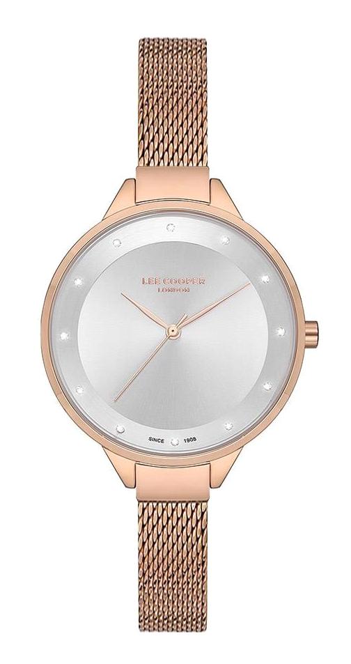 Lee Cooper LC07124.430 37 mm Rose Gold Metal Kordon Analog Kadın Kol Saati