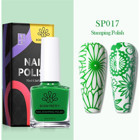 Born Pretty Nail Stamping SP017 Yeşil Parlak Kalıcı Oje