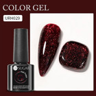 Ursugar Color Base URH029 Bordo Işıltılı Kalıcı Simli Oje