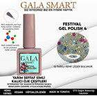 Gala Smart Festival F4 Mavi Işıltılı Kalıcı Simli Oje