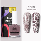 Born Pretty Nail Stamping SP024 Kahverengi Parlak Kalıcı Oje