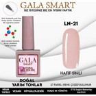 Gala Smart Natural LN21 Lila Işıltılı Kalıcı Simli Oje