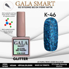 Gala Smart Glitter K46 Mavi Işıltılı Kalıcı Simli Oje