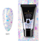 Born Pretty Glitter Extension Nail G01 Çok Renkli Parlak Kalıcı Simli Jel Oje