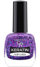 Golden Rose Keratin Nail Color 414 Lacivert Işıltılı Simli Oje