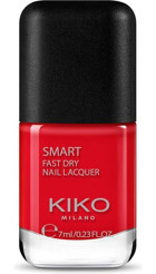 Kiko Milano Smart Fast Dry Pearly Chestnut 91 Kırmızı Parlak Oje