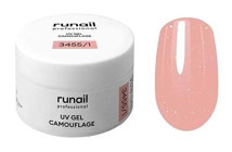 Runail Uv Gel 3455 Pembe Parlak Kalıcı Simli Jel Oje