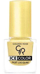 Golden Rose Ice Color Nail Lacquer 158 Altın Sarısı Parlak Oje