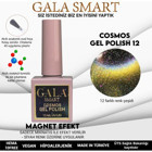 Gala Smart Cosmos Kedigözü M12 Mavi Işıltılı Kalıcı Simli Oje