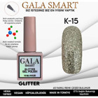 Gala Smart Glitter K15 Gümüş Işıltılı Kalıcı Simli Oje