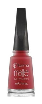 Flormar Nail Enamel M21 Kırmızı Mat Oje