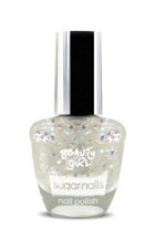 Beauty Girl Sugar Nails White Princess 11 Rakı Beyazı Işıltılı Simli Oje