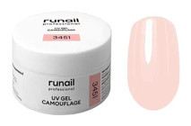 Runail Camouflage Uv 3451 Pembe Parlak Kalıcı Jel Oje