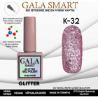 Gala Smart Glitter K32 Pembe Işıltılı Kalıcı Simli Oje