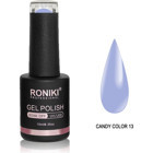 Roniki Candy Color 13 Mavi Parlak Kalıcı Oje