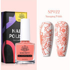 Born Pretty Nail Stamping SP022 Pembe Parlak Kalıcı Oje