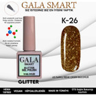 Gala Smart Glitter K26 Kahverengi Işıltılı Kalıcı Simli Oje