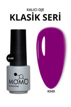 Momo K049 Mor Parlak Kalıcı Oje