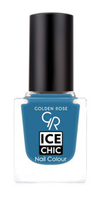 Golden Rose Ice Color Nail Lacquer 125 Mavi Parlak Oje