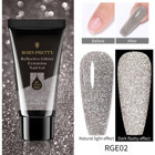 Born Pretty Reflective Glitter RGE02 Gümüş Işıltılı Kalıcı Simli Jel Oje